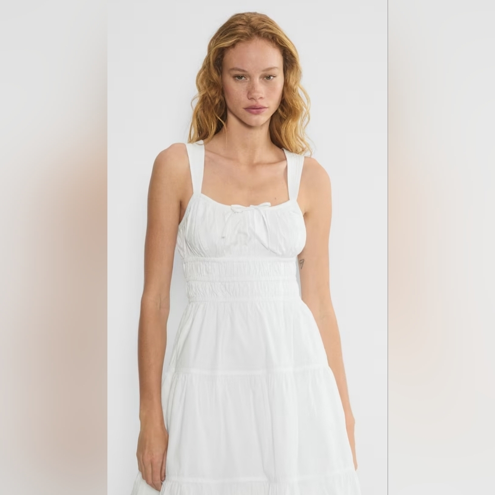 Aritzia Martine Poplin Midi Dress- Sunday Best L